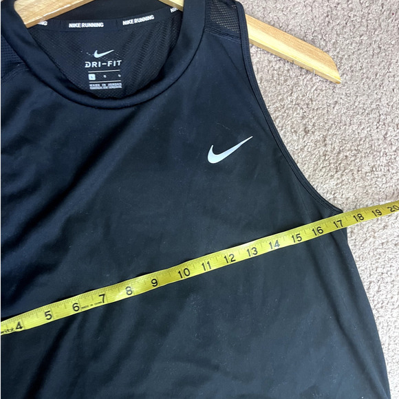 Black Women's Nike Dri-Fit Tank Top - Picture 4 of 6